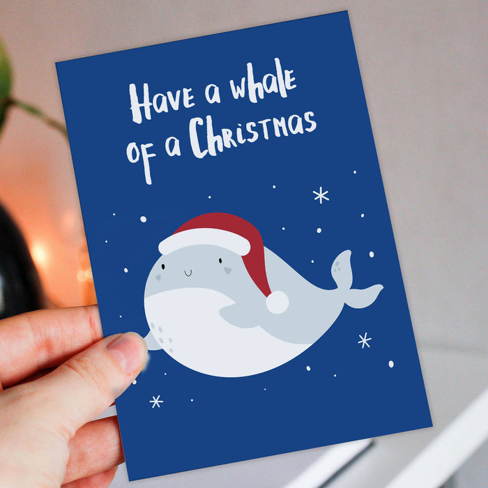 Have a whale of a Christmas card