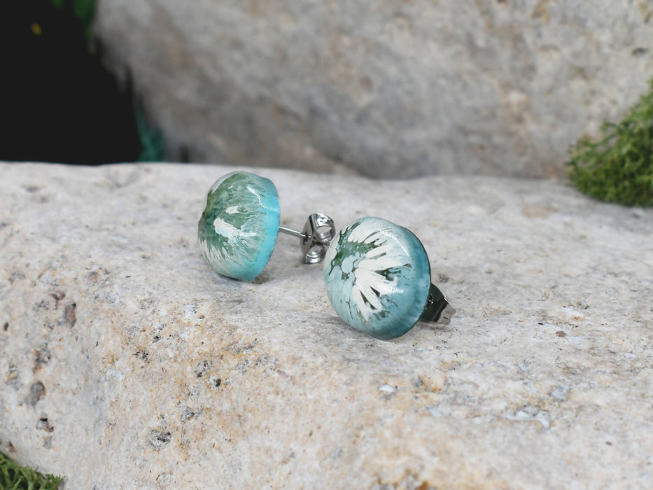 Resin Stud Earrings #85