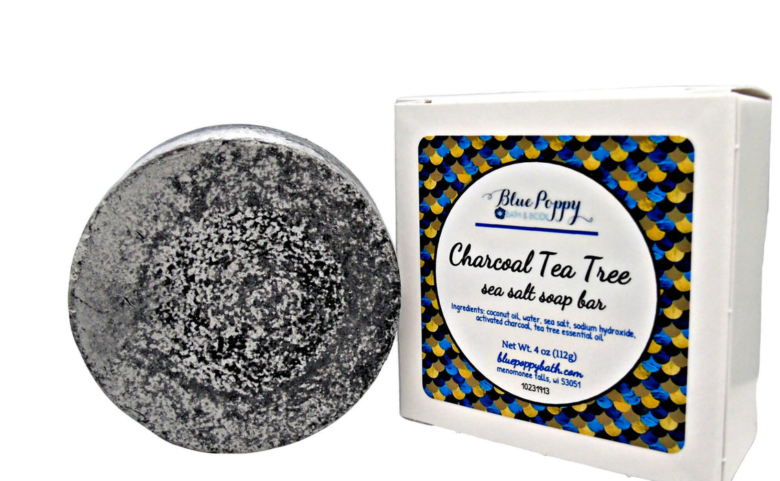 Men's Activated Charcoal Tea Tree Soap Bar
