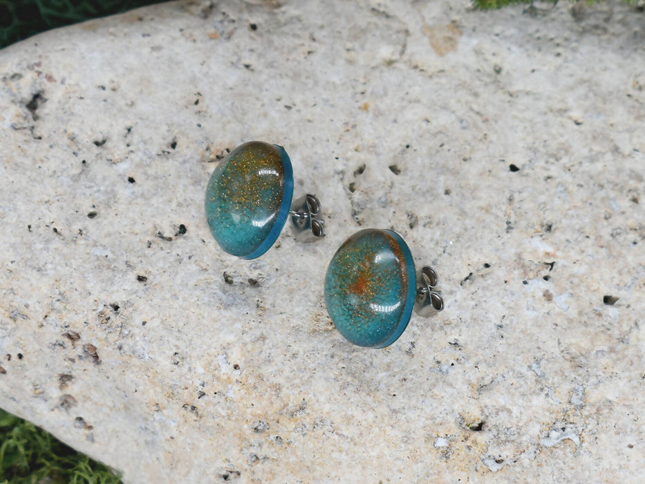 Resin Stud Earrings #86