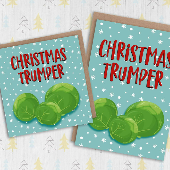 Christmas Trumper sprout card