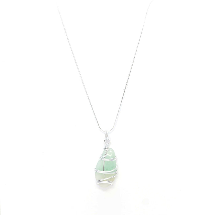 Wire Wrapped Green Aventurine