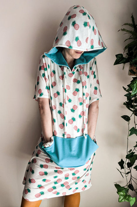 Pineapple summer tunic hoodie