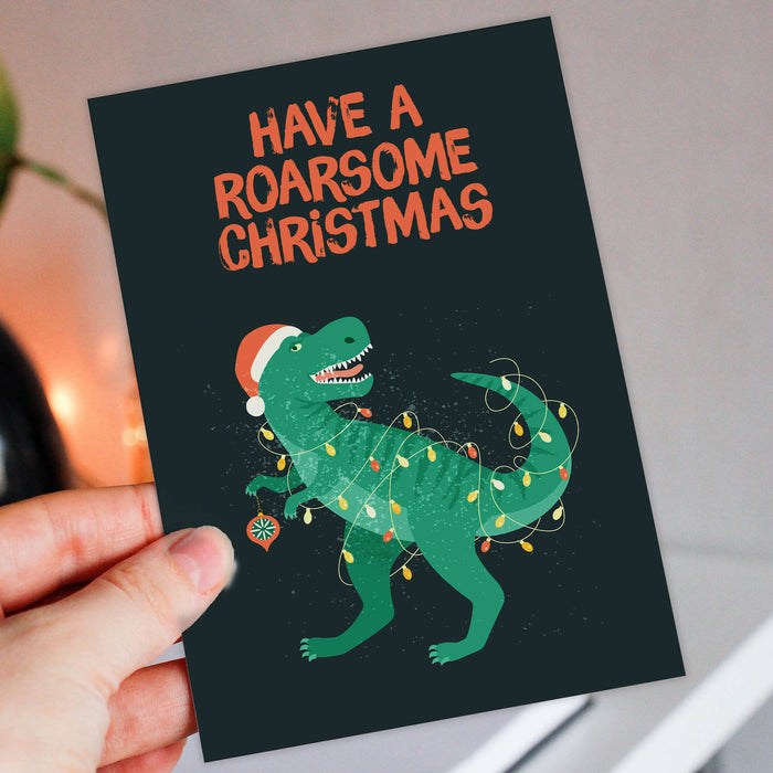 Have a Roarsome Christmas card