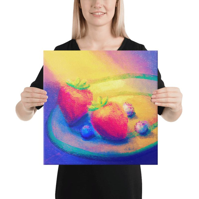 "Strawberries and Blueberries" Painting [Unfoiled]