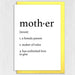 Dictionary_Mother_A4