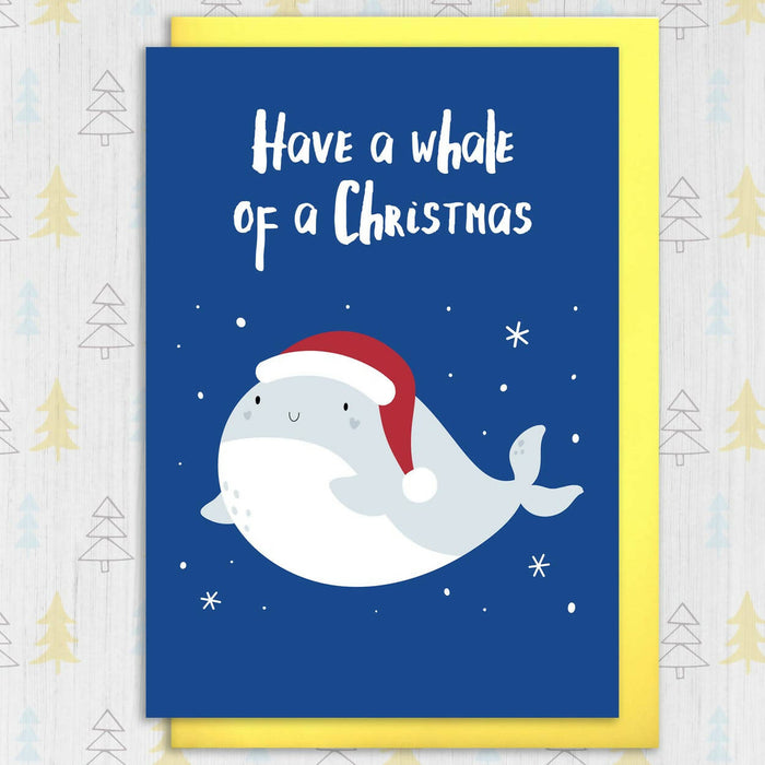 Have a whale of a Christmas card