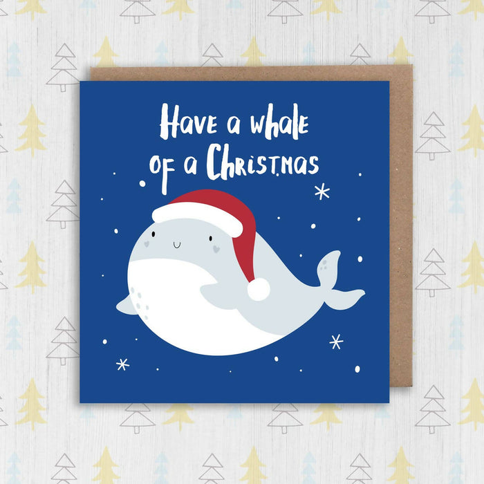 Have a whale of a Christmas card