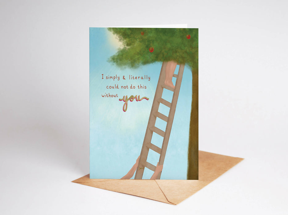 Simply & Literally Card, Thank You Card