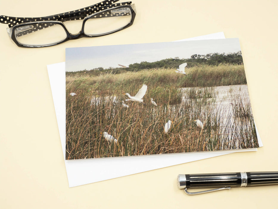 Egret Photography Greeting Card