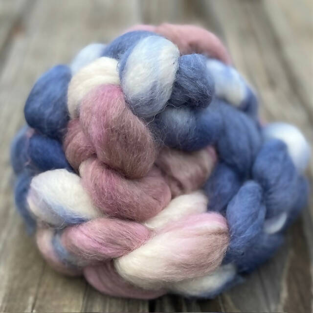 "Rhapsody" hand dyed Baby Alpaca