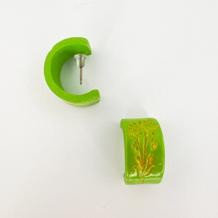 Rectangle Mini Hoops (Huggies)
