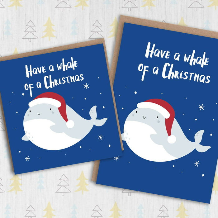 Have a whale of a Christmas card