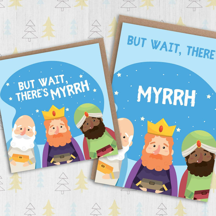 But wait there’s myrrh Christmas card