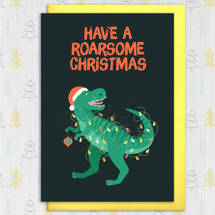 Have a Roarsome Christmas card