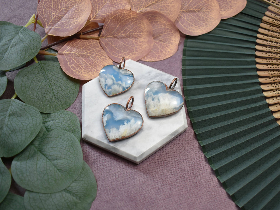 Copper Pendant with Doublet Agate