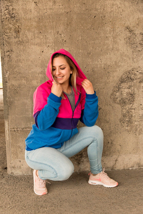 Bisexual pride flag hoodie