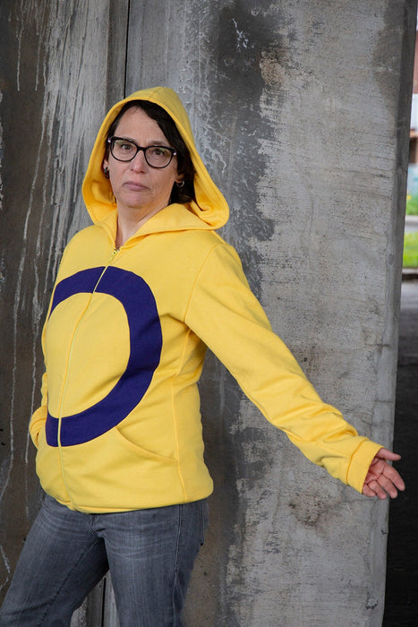 Intersex pride flag hoodie