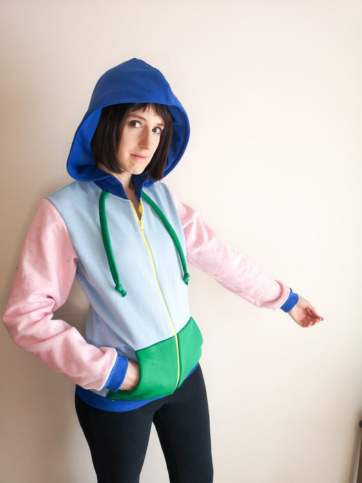 Fresh Sans inspired cosplay hoodie