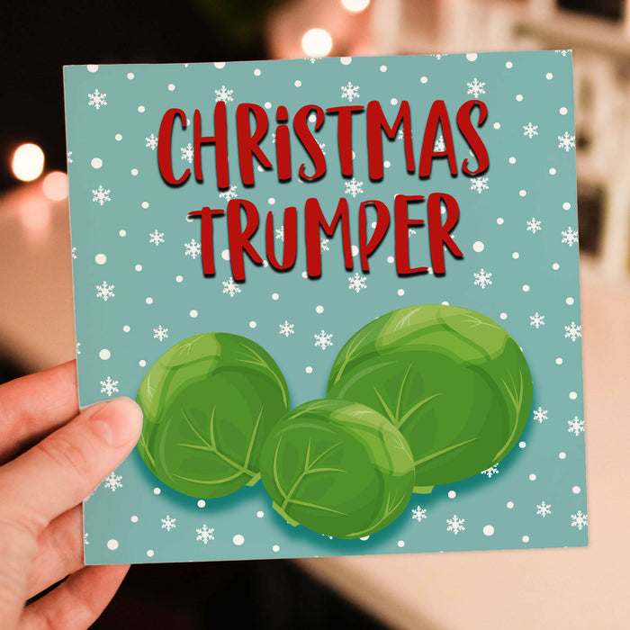 Christmas Trumper sprout card