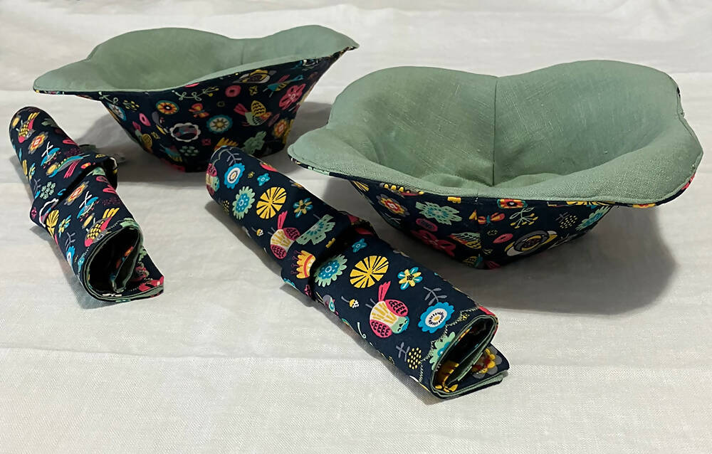 Bowl Cozies & Roll-up Napkins Sewing Kit