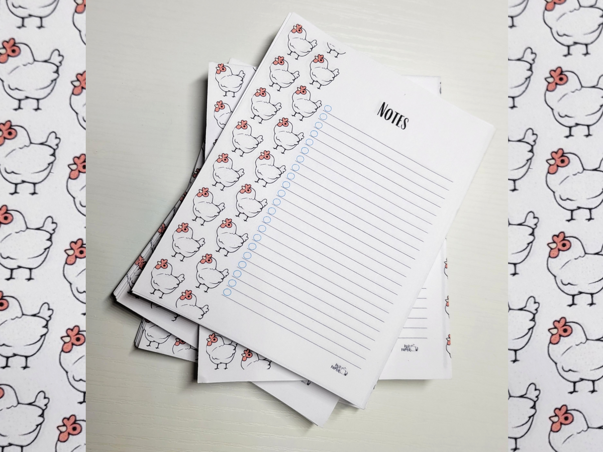 Artisans Cooperative Brook the Chicken Notepad 4