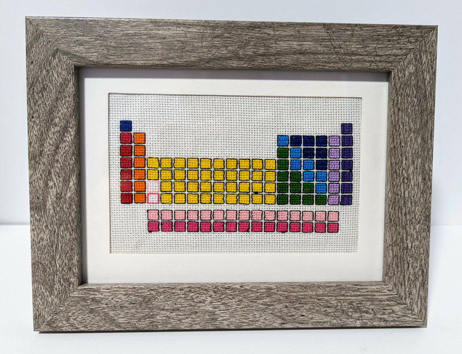 Perodic Table Cross Stitch (5*7)