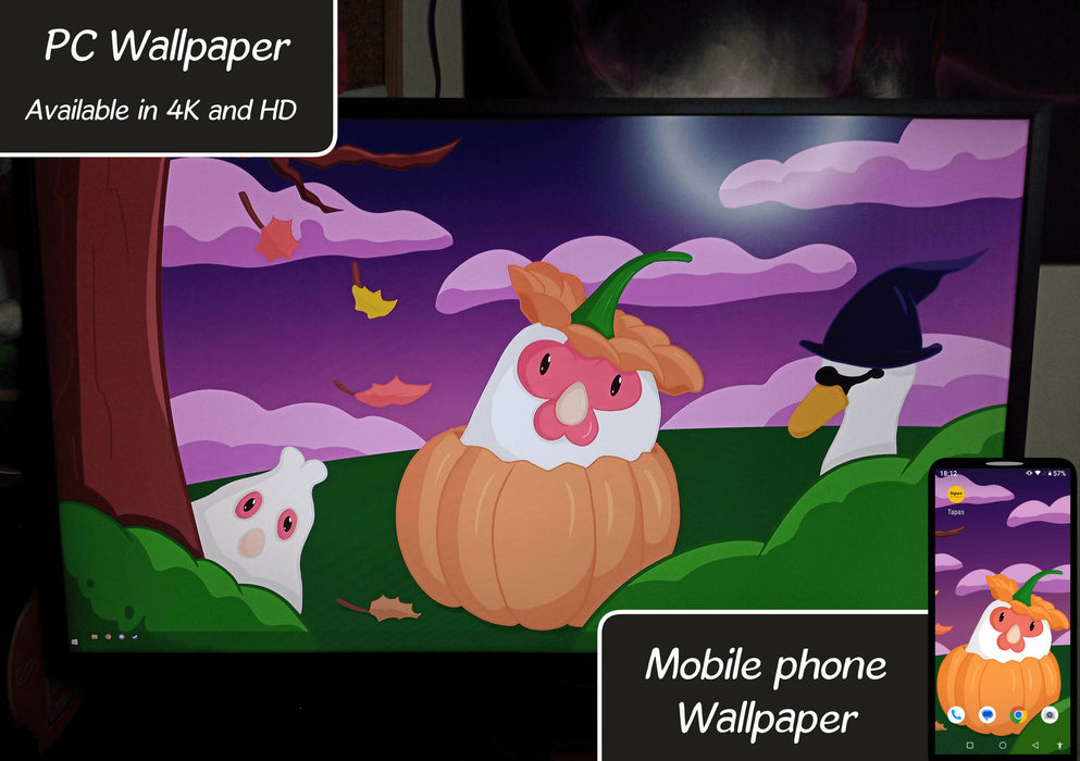 Halloween wallpaper with Brook and company - Fundraiser