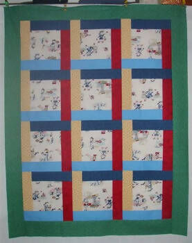 Sailor Boy Green Quilt