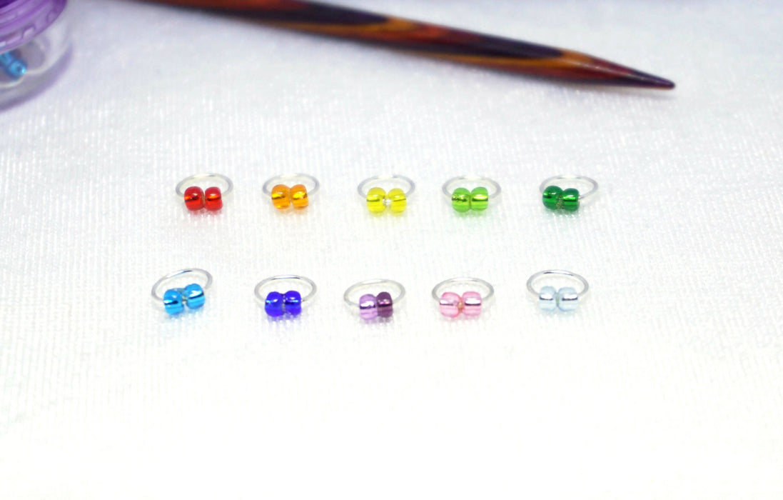 Double Rainbow (4.5mm Stitch Markers)
