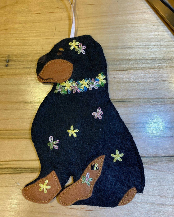 Felt Dog Ornament