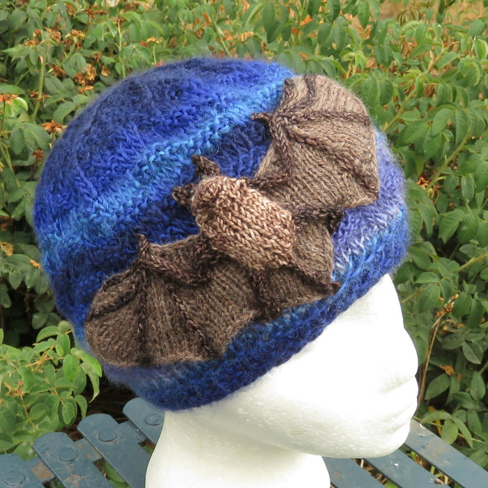 Knitting Pattern - Bats in the Night Sky Beanie