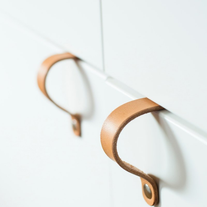 Leather Cabinet Handle - The Lovejoy