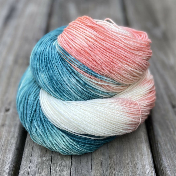 Co-op Themed Hand dyed sock yarn