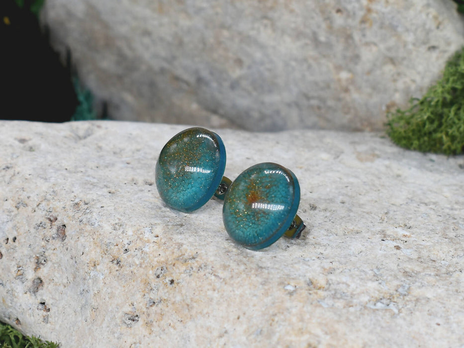 Resin Stud Earrings #86